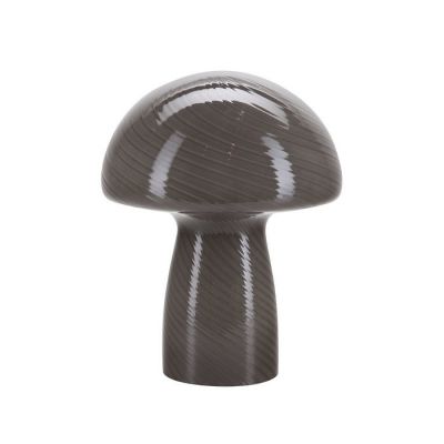 Mushroom lamp small grey